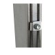 Clema fixare gard zincata 20x30 mm cu surub autoforant 6.3x25 mm