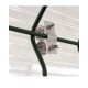 Set 25 cleme fixare policarbonat pe plasa bordurata maro RAL8017
