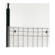 Set 25 cleme fixare policarbonat pe plasa bordurata maro RAL8017